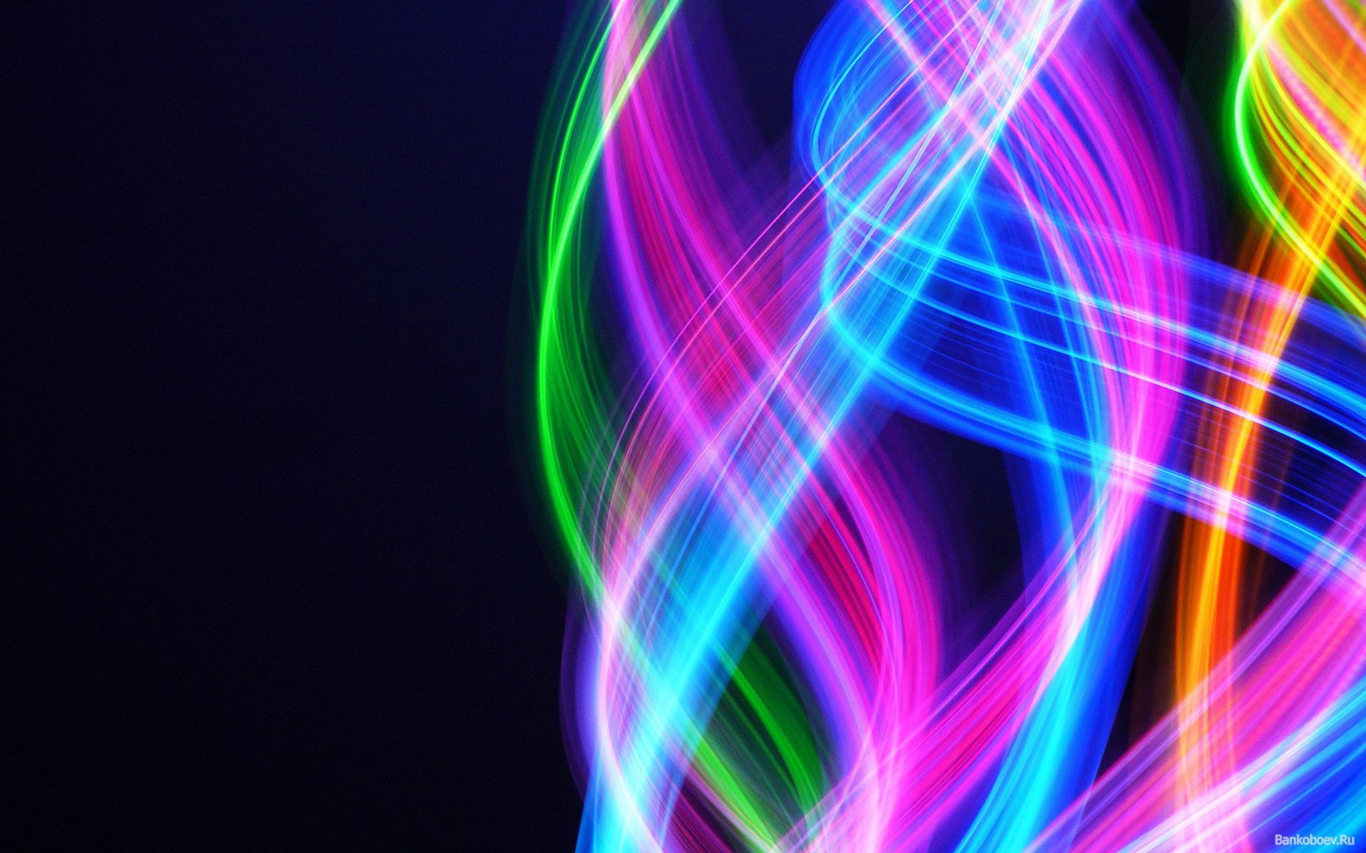 Linee luminose neon astratte, 1920x1200 Full HD+ WUXGA, Laptop