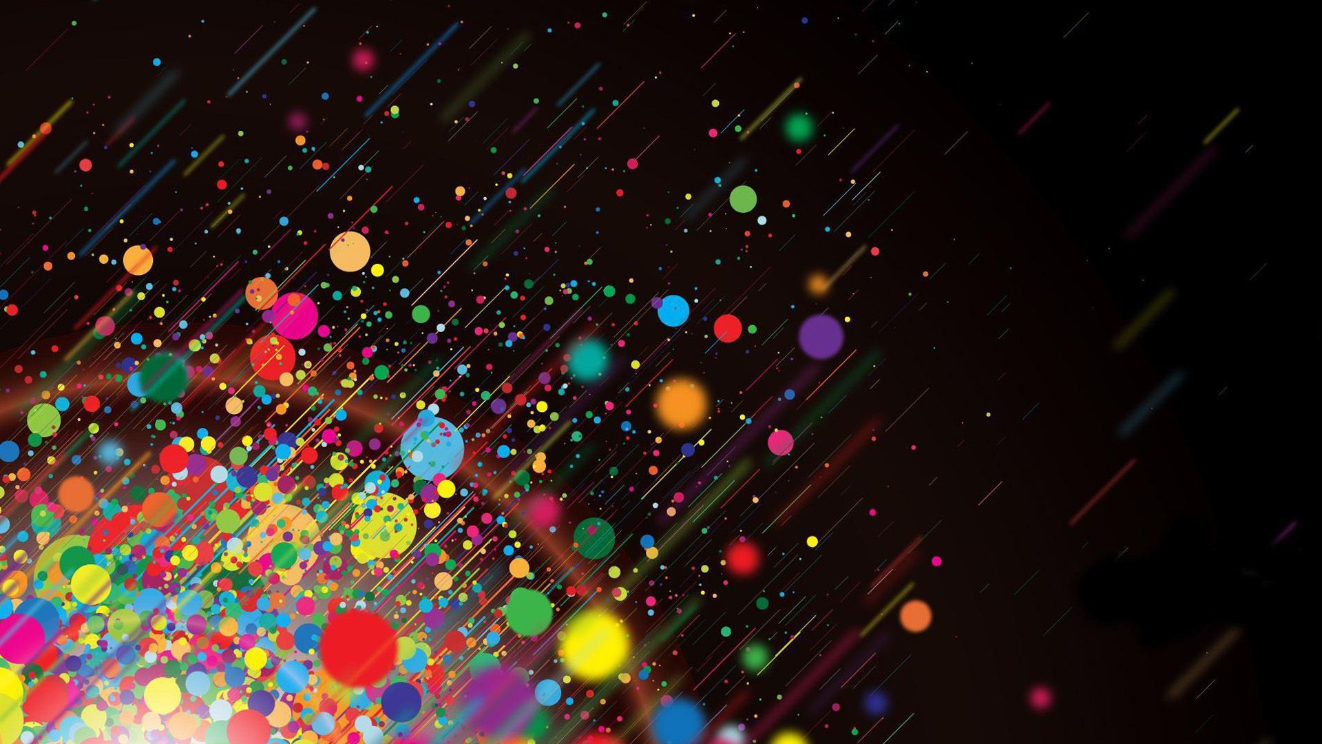 Particelle colorate astratte neon, 1920x1080 1080p, PC