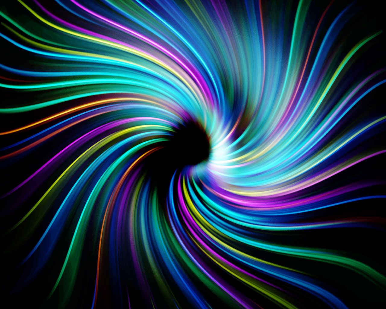 Vortice spirale luci neon, 1280x1024 HD, Desktop