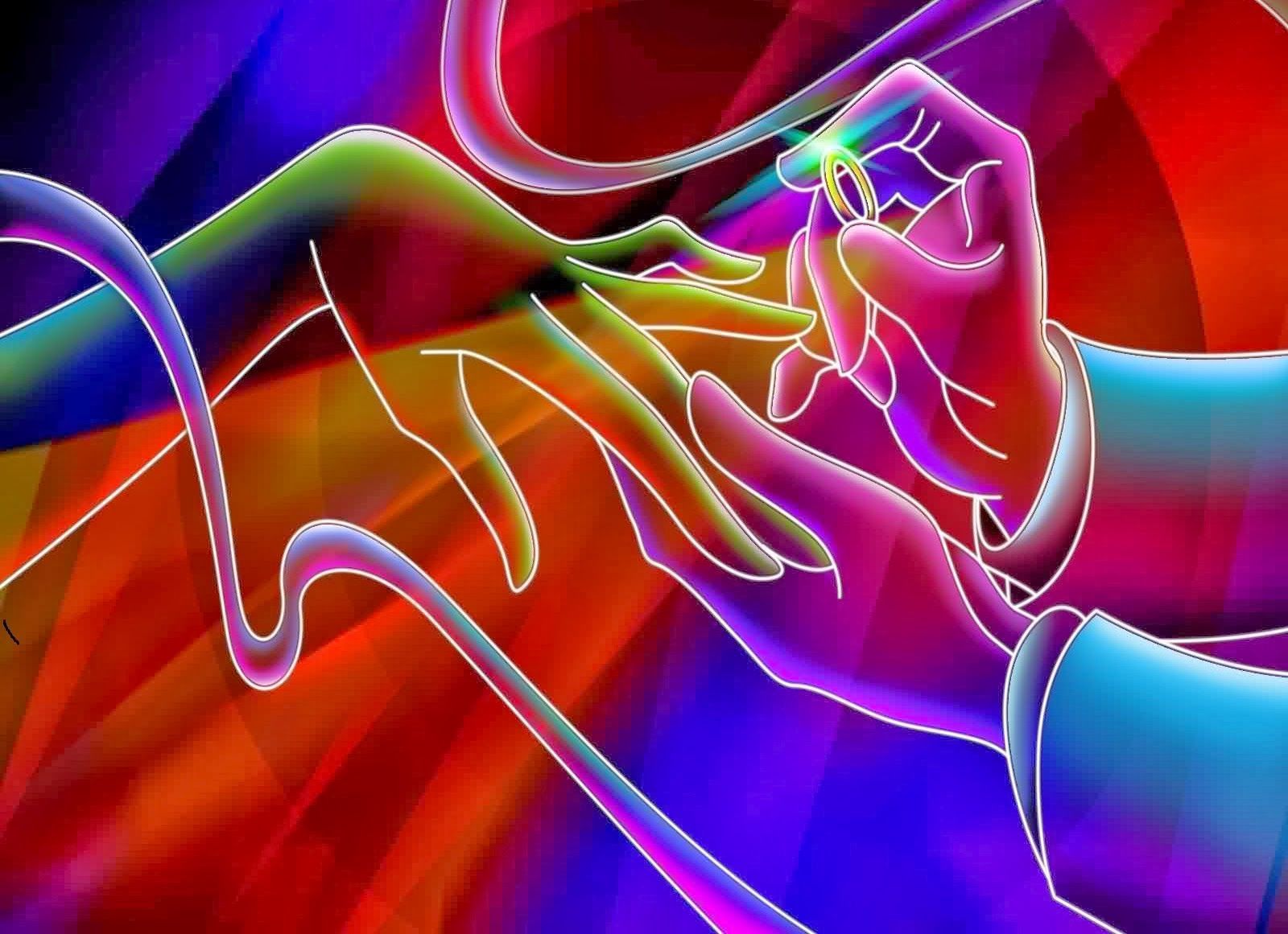 Mani astratte neon colorate, 1600x1161 HD, Desktop