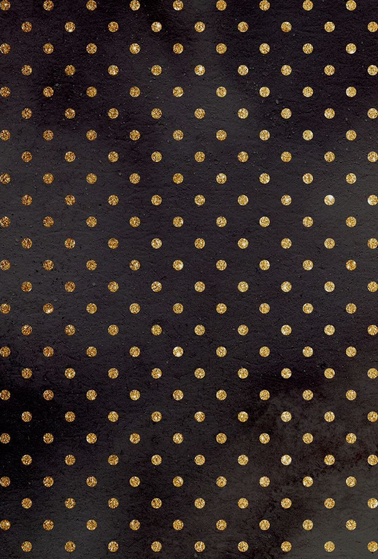 Pois dorati su nero, 736x1087 Full HD Verticale, Smartphone