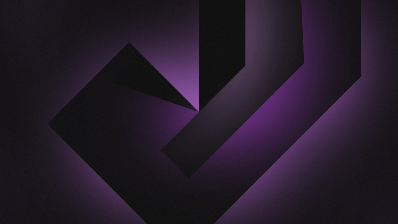 Forme geometriche gradiente viola scuro, 1280x720 720p, iMac