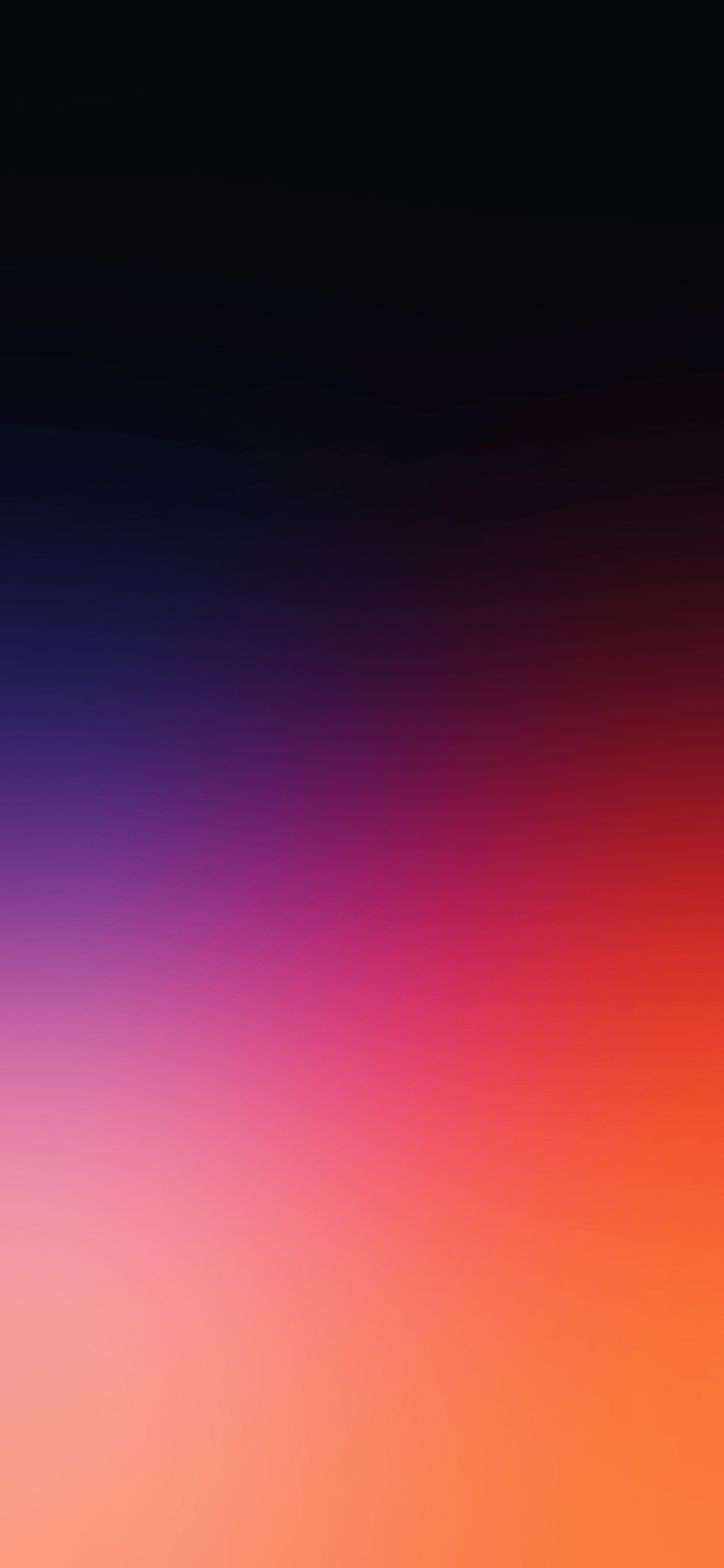 Gradiente viola nero arancione, 1242x2688 Full HD Verticale, iPhone Plus