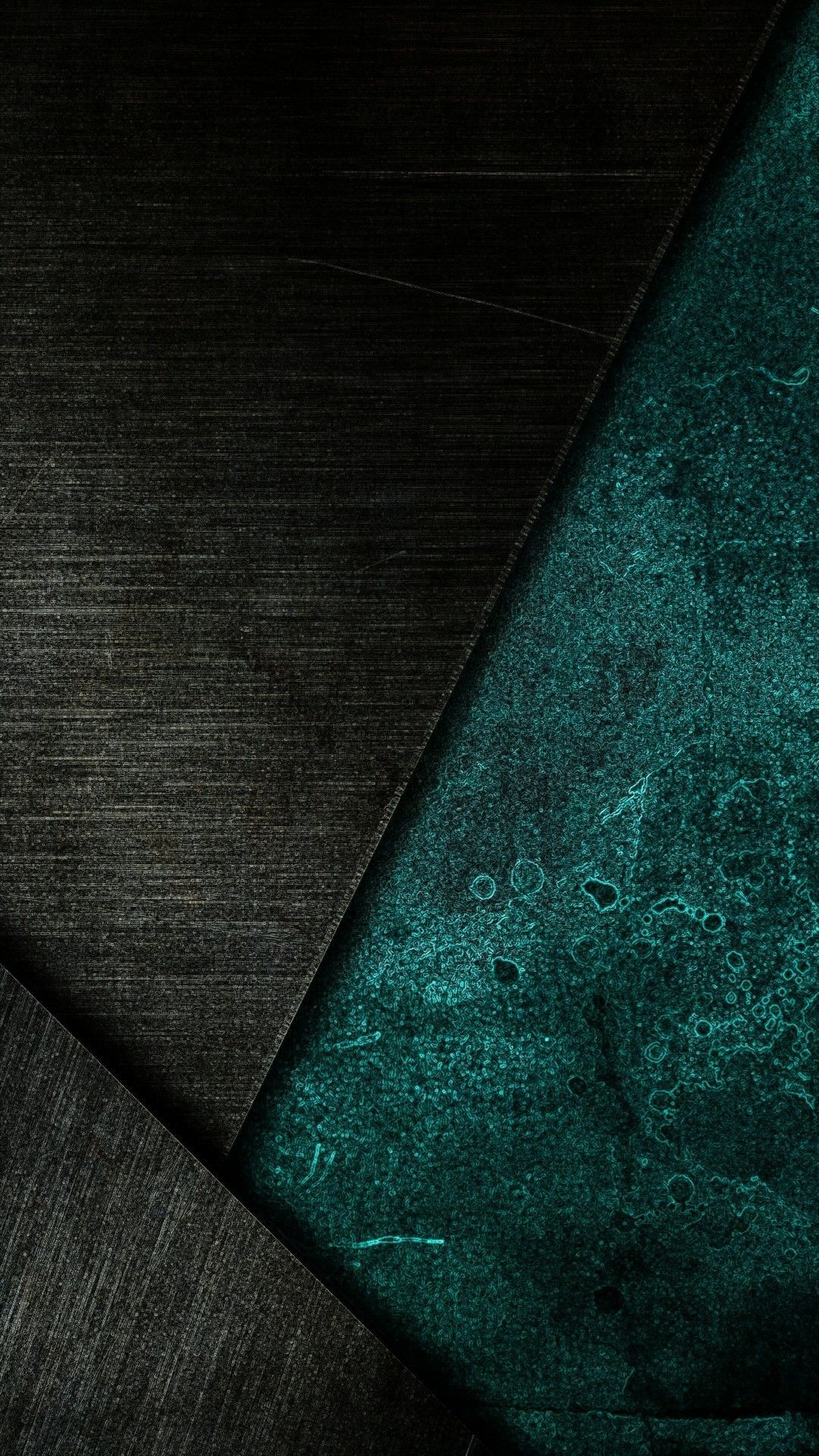 Texture geometrica verde e nero, 1080x1920 Full HD Verticale, Smartphone