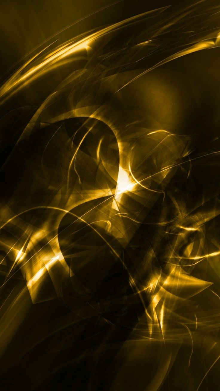 Astratto linee dorate nero, 736x1308 Verticale, Telefono