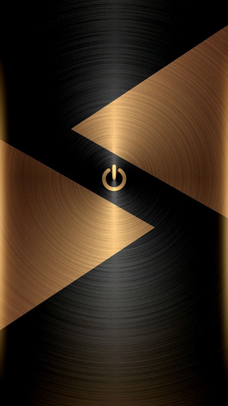 Frecce geometriche oro nero, 736x1308 Verticale, Telefono