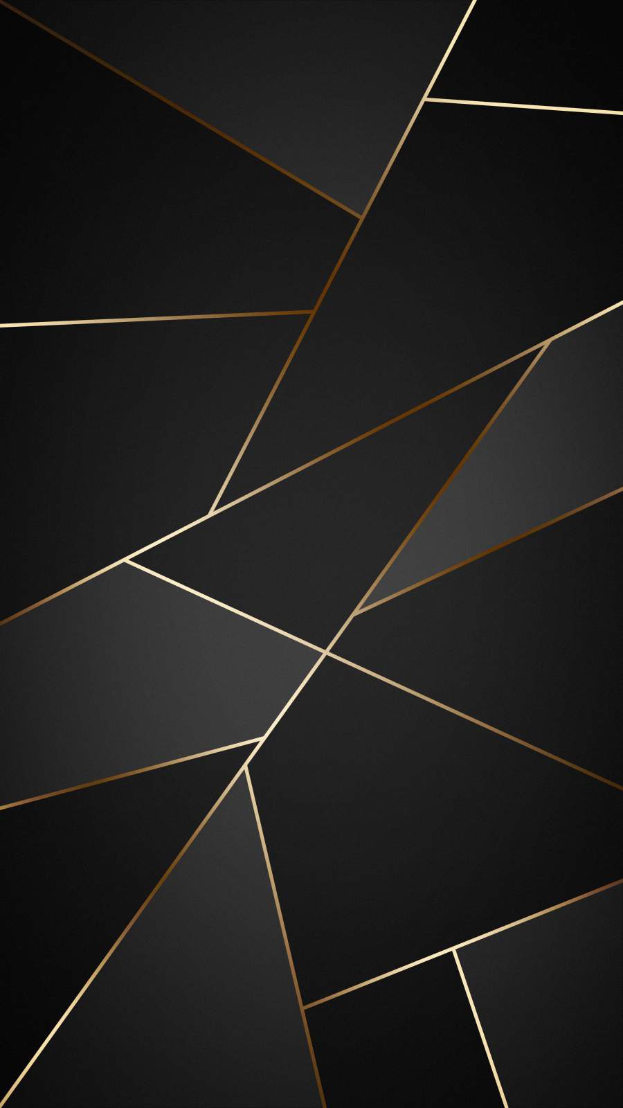 Sfondo geometrico nero e oro, 900x1600 Full HD Verticale, Smartphone