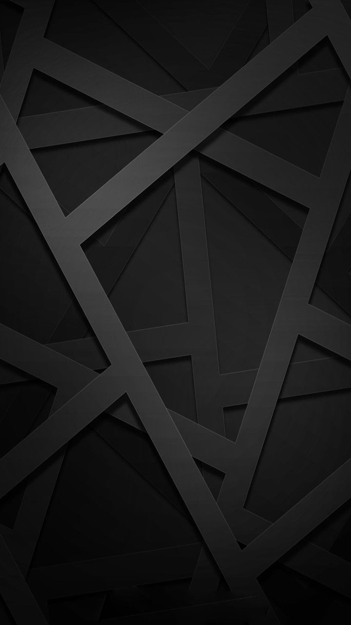 linee geometriche nere astratte, 720x1280 Verticale, Android