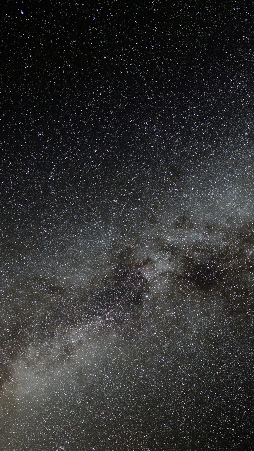 Cielo stellato notturno nero, 1080x1920 Verticale, Mobile