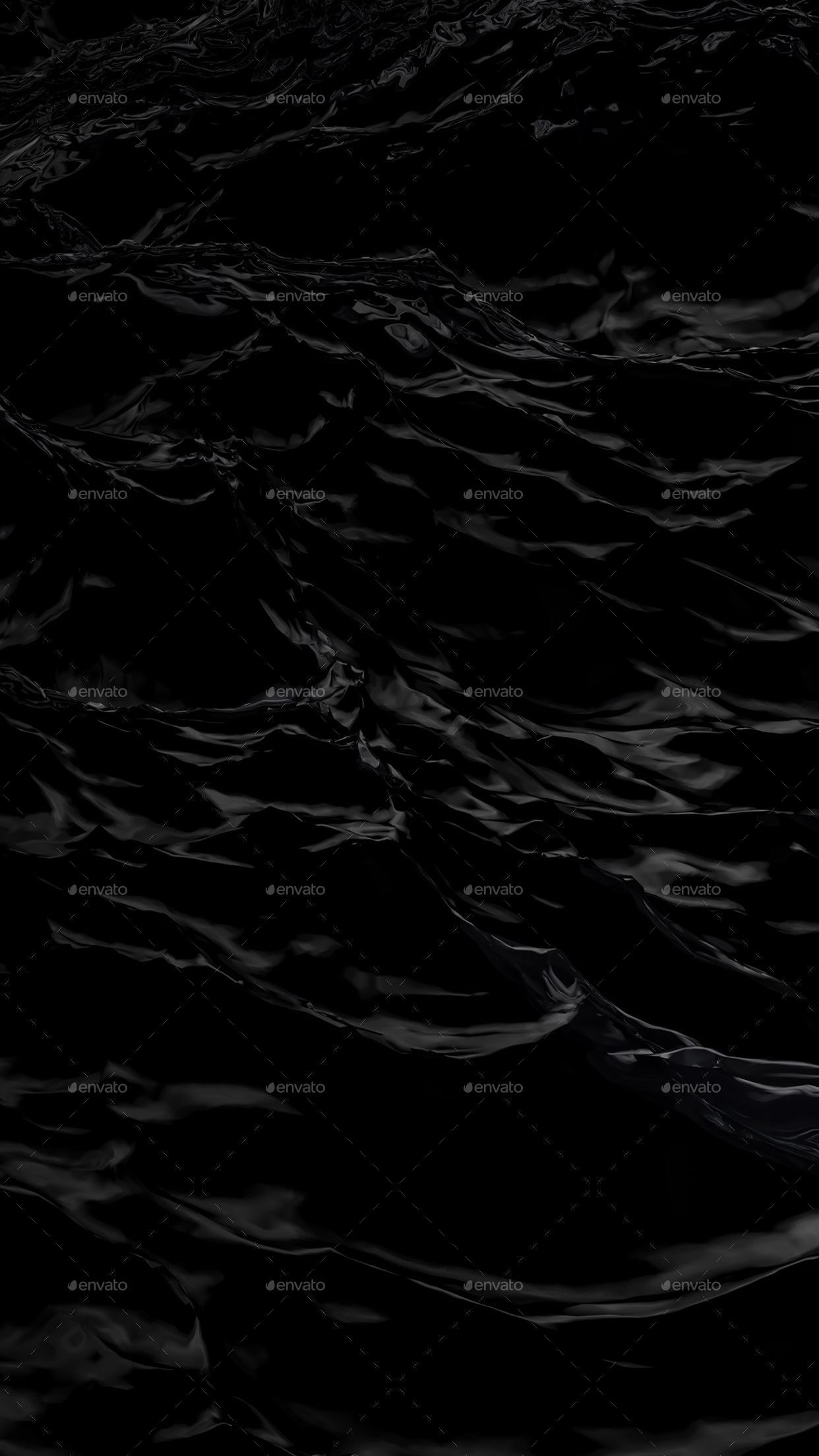 Acqua nera ondulata scura, 1242x2208 Full HD Verticale, iPhone