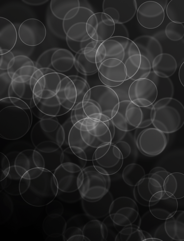 Cerchi bokeh grigi neri, 780x1024 Verticale, Mobile