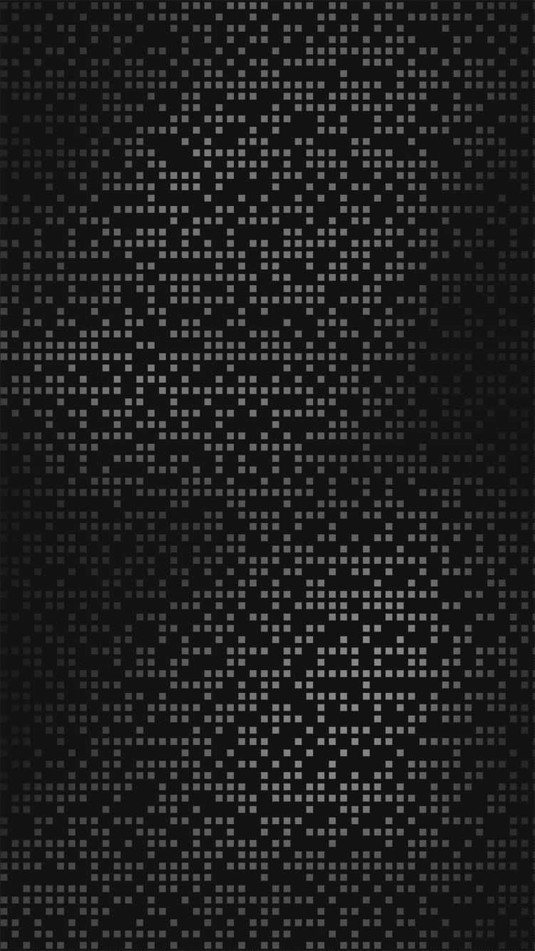 Pattern quadrati nero, 750x1334 Verticale, iPhone Plus