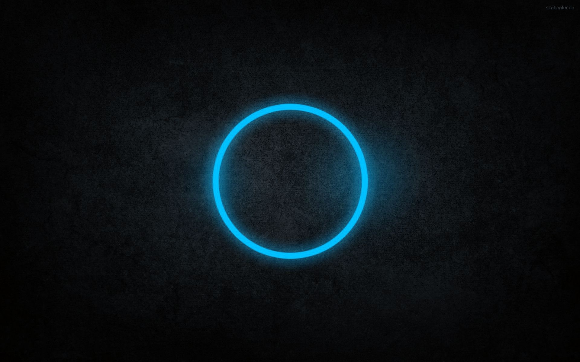 Cerchio neon blu nero, sfondi Neri, 1920x1200 Full HD+ WUXGA, Desktop