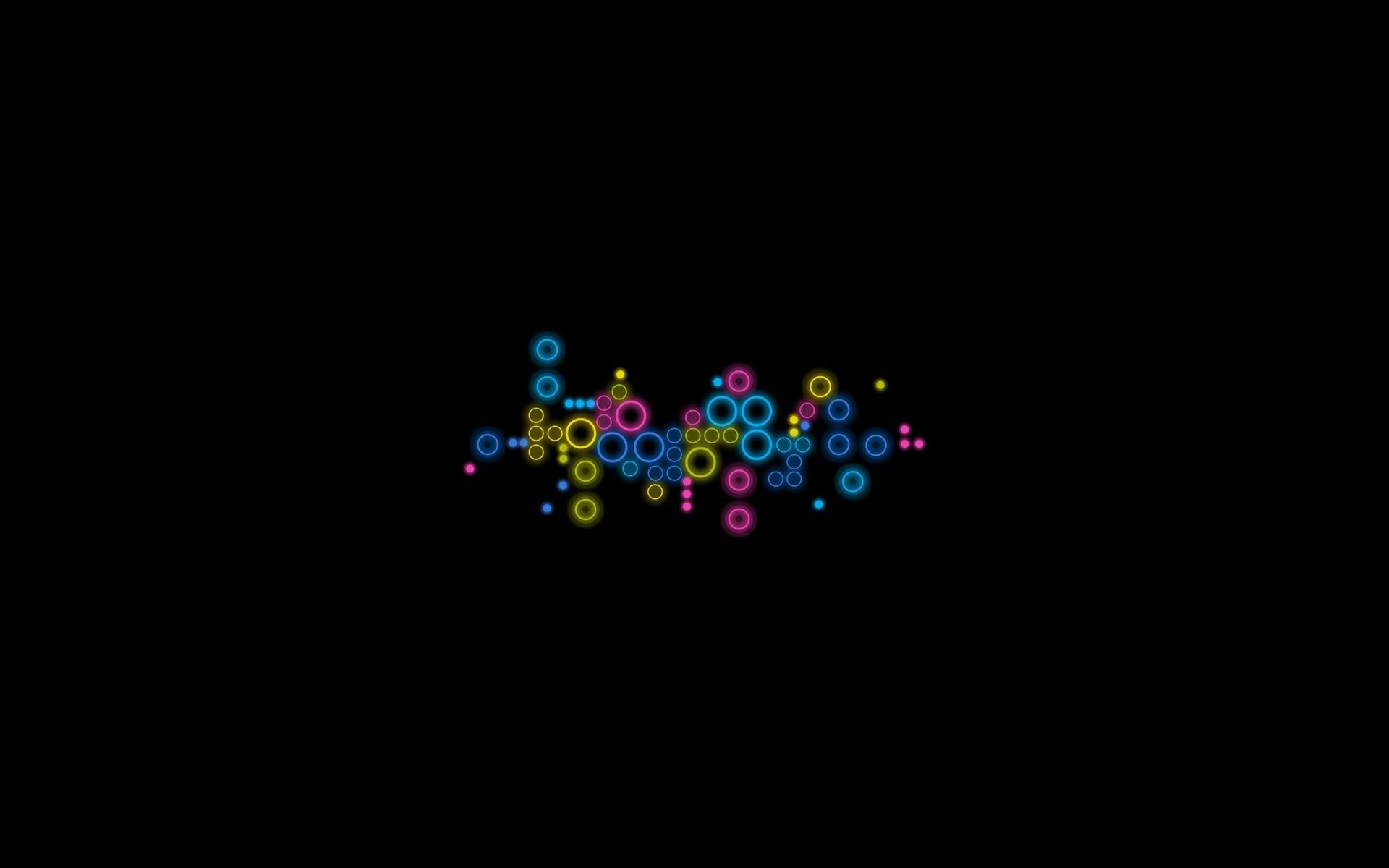 Bolle colorate astratte su nero, sfondi Neri, 1920x1200 Full HD+ WUXGA, Desktop