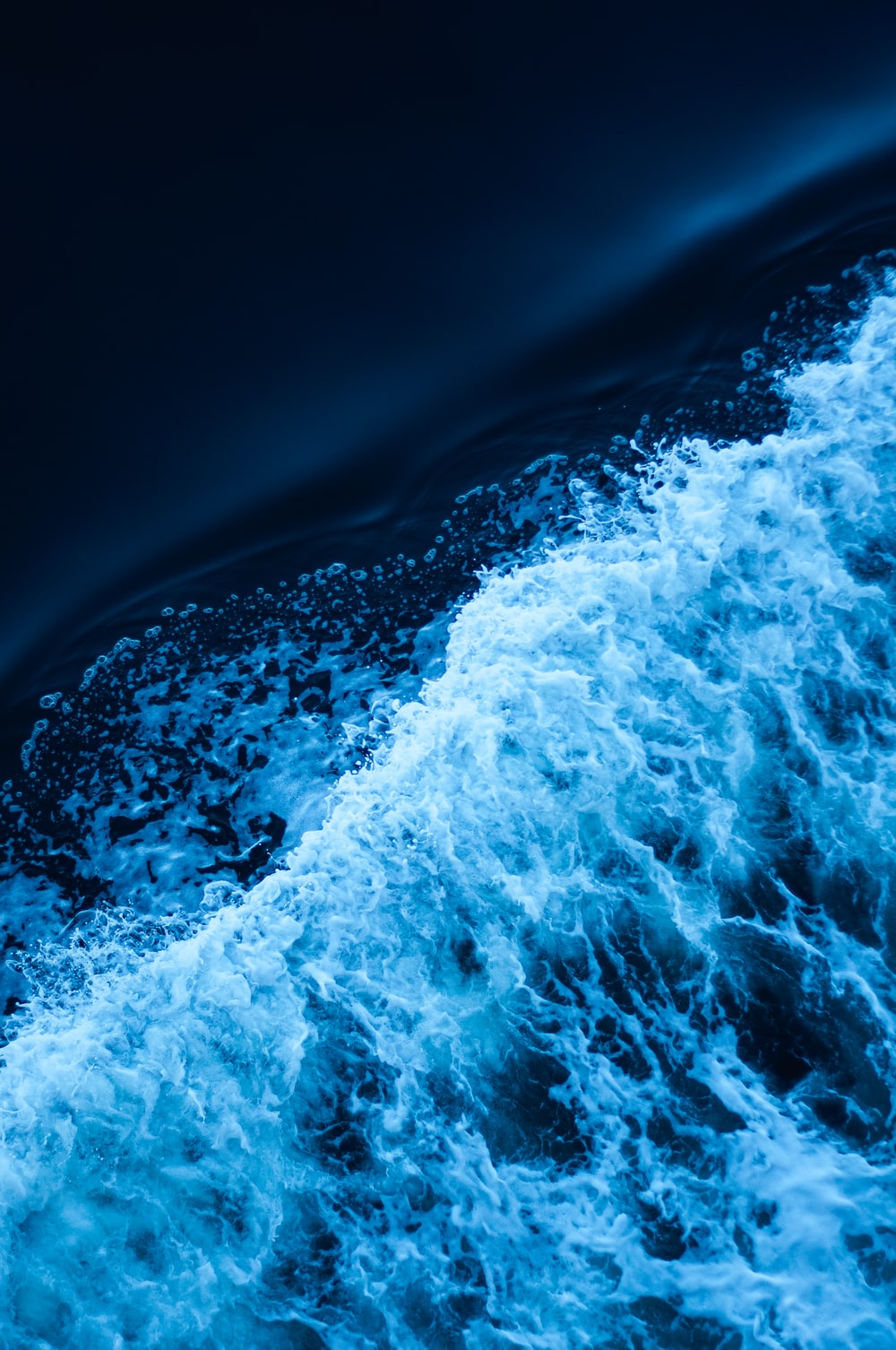 onda oceano blu scuro, 1000x1506 Full HD Verticale, iPhone