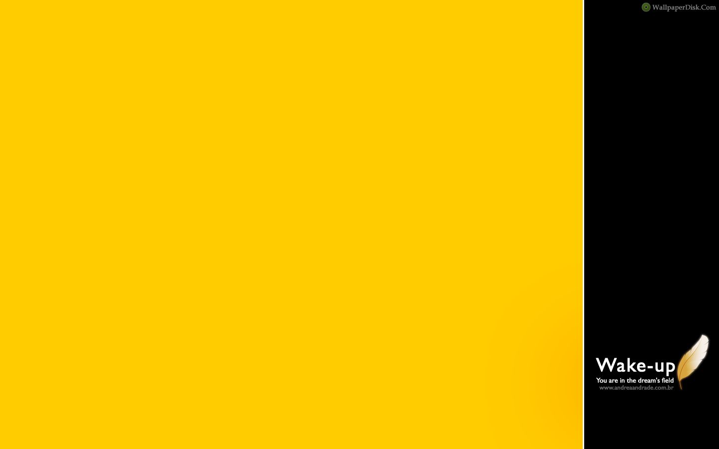 Sfondo giallo e nero minimalista, 1440x900 720p, PC
