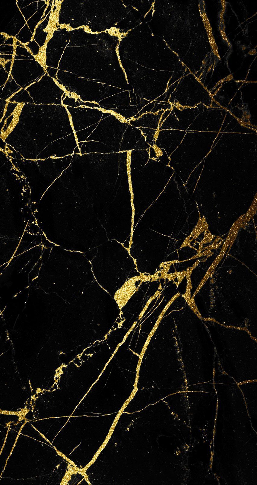 Marmo nero e oro, 852x1608 Verticale, Mobile