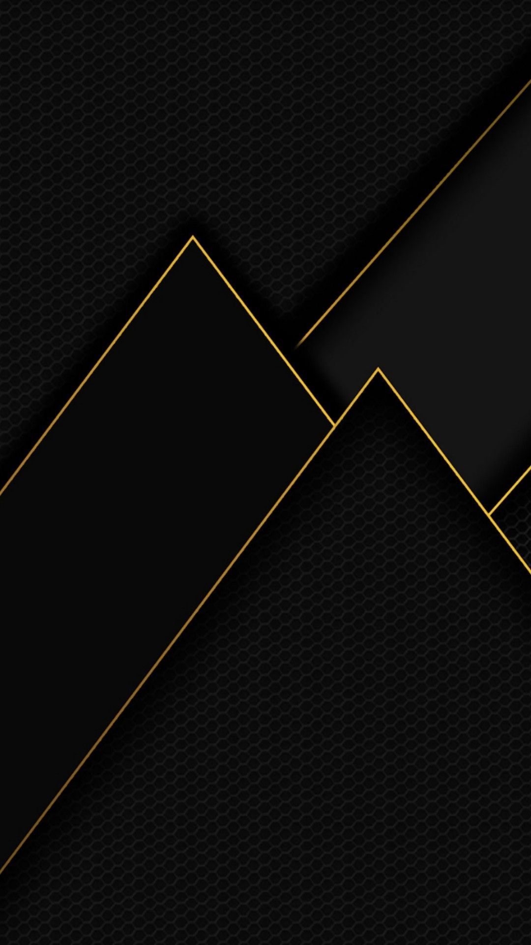 Montagne astratte nero e oro, 1080x1920 Verticale, Telefono