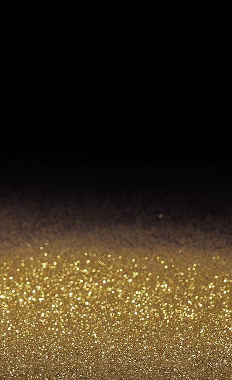 Glitter oro su nero, 744x1216 Verticale, Mobile