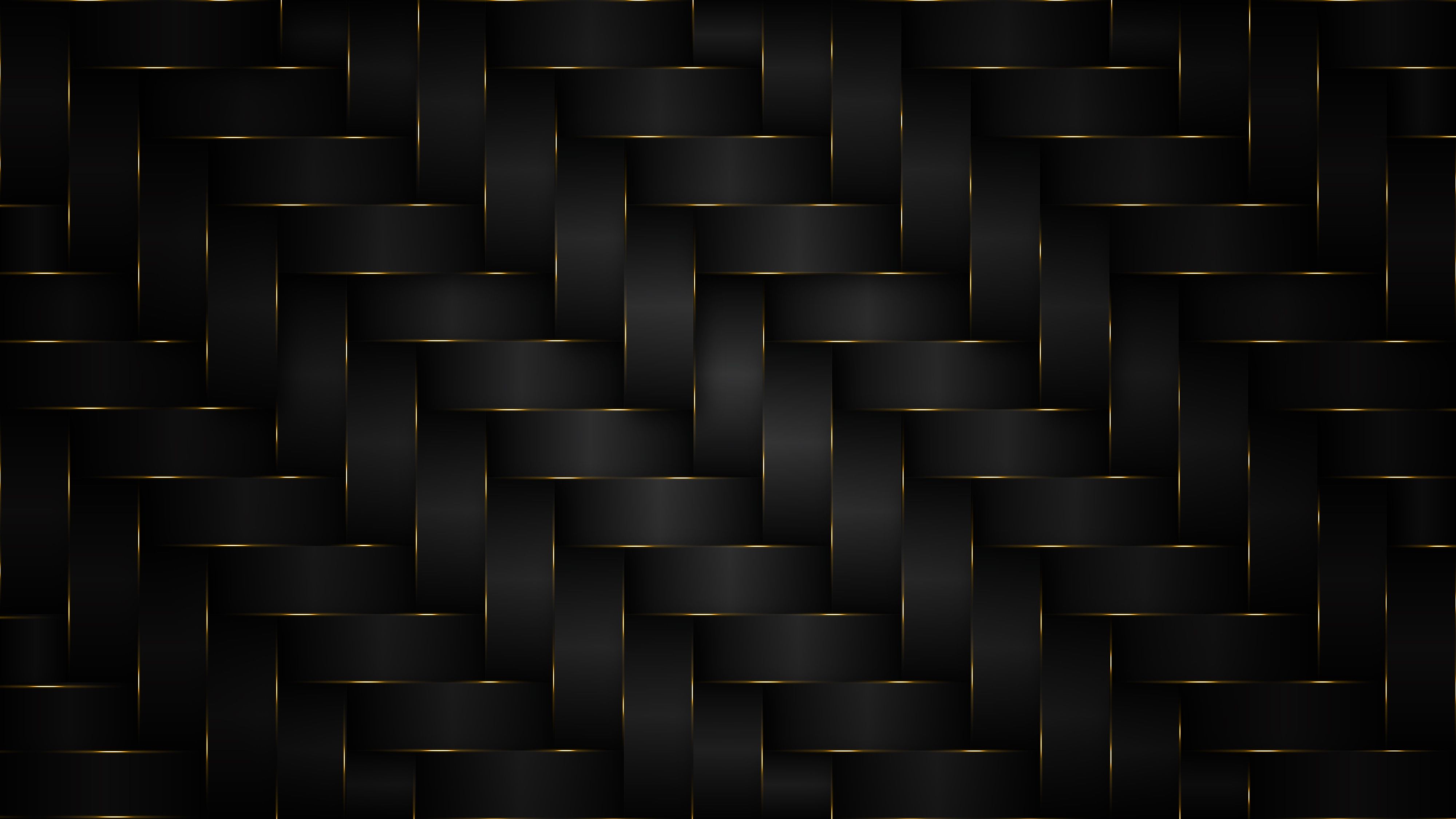 Trama intrecciata nera astratta, 4000x2250 4K Ultra HD, Monitor 4K