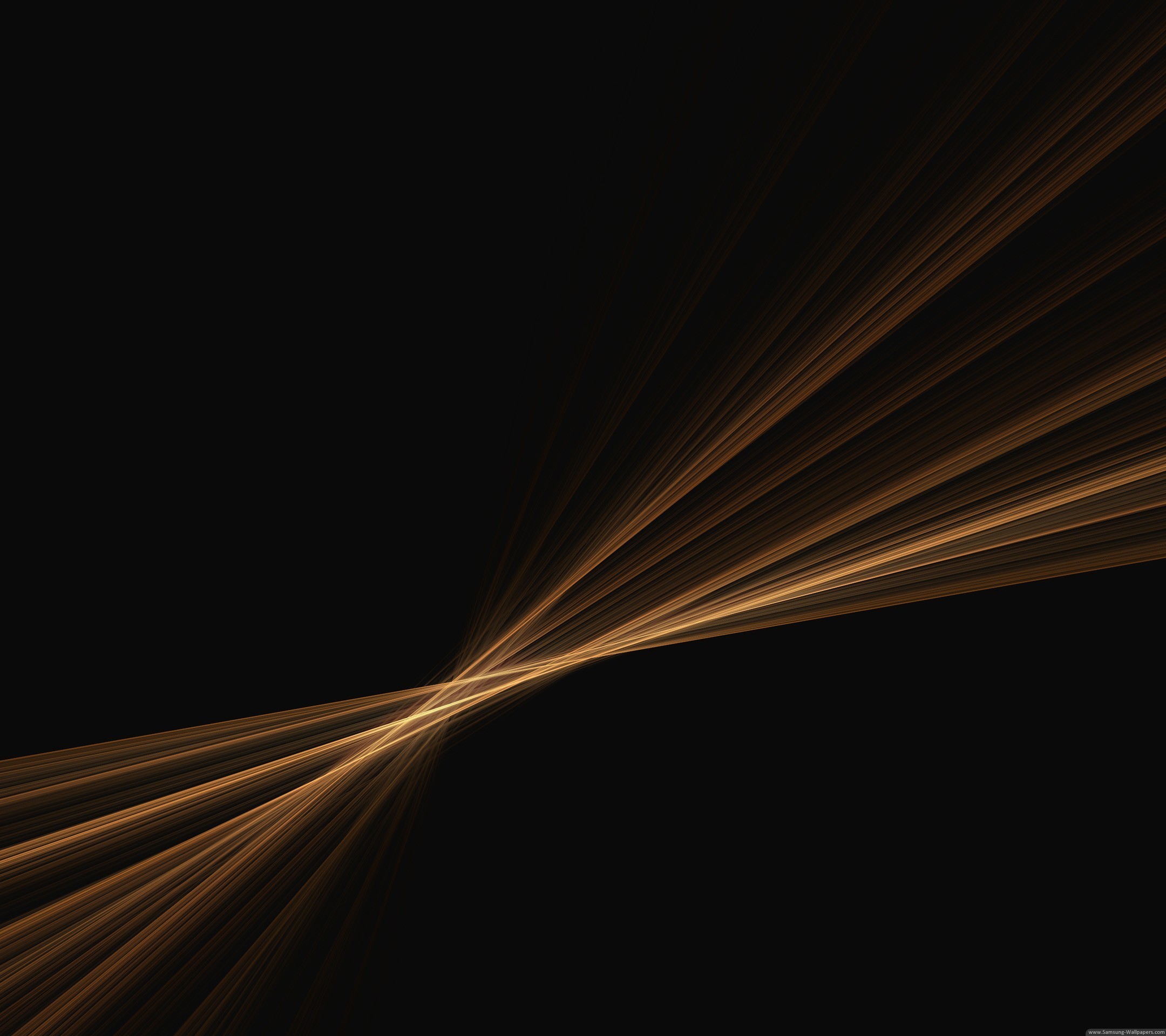 Linee dorate astratte su nero, 2160x1920 Hi-Res, Desktop