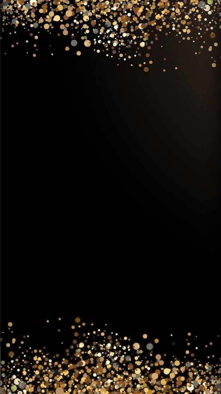 Coriandoli dorati sfondo nero, 736x1308 Full HD Verticale, Realme