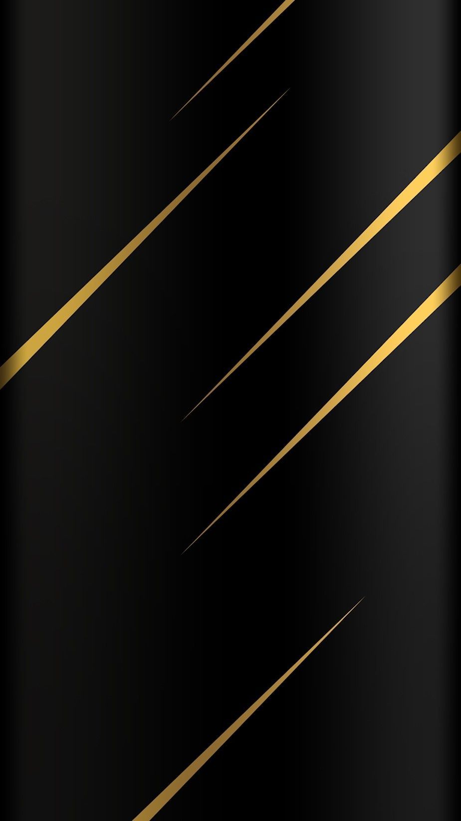 Linee diagonali oro su nero, 924x1644 Verticale, Mobile