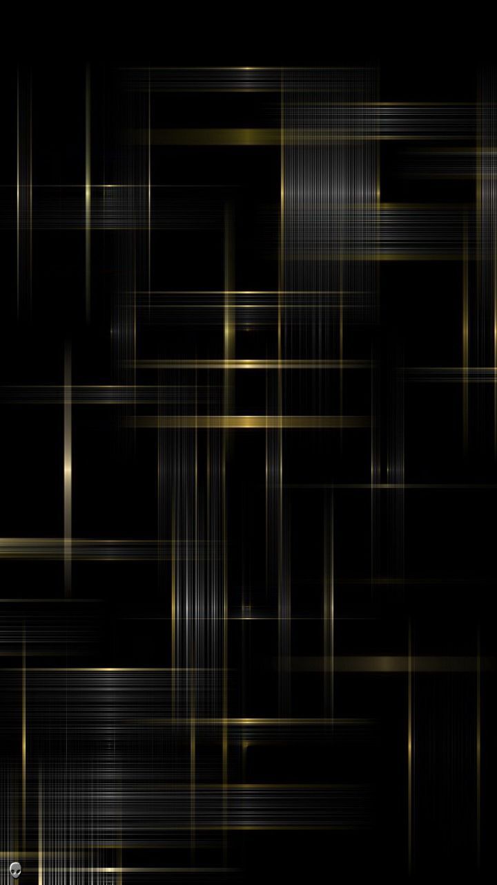 Linee astratte nero e oro, 720x1280 Full HD Verticale, Smartphone