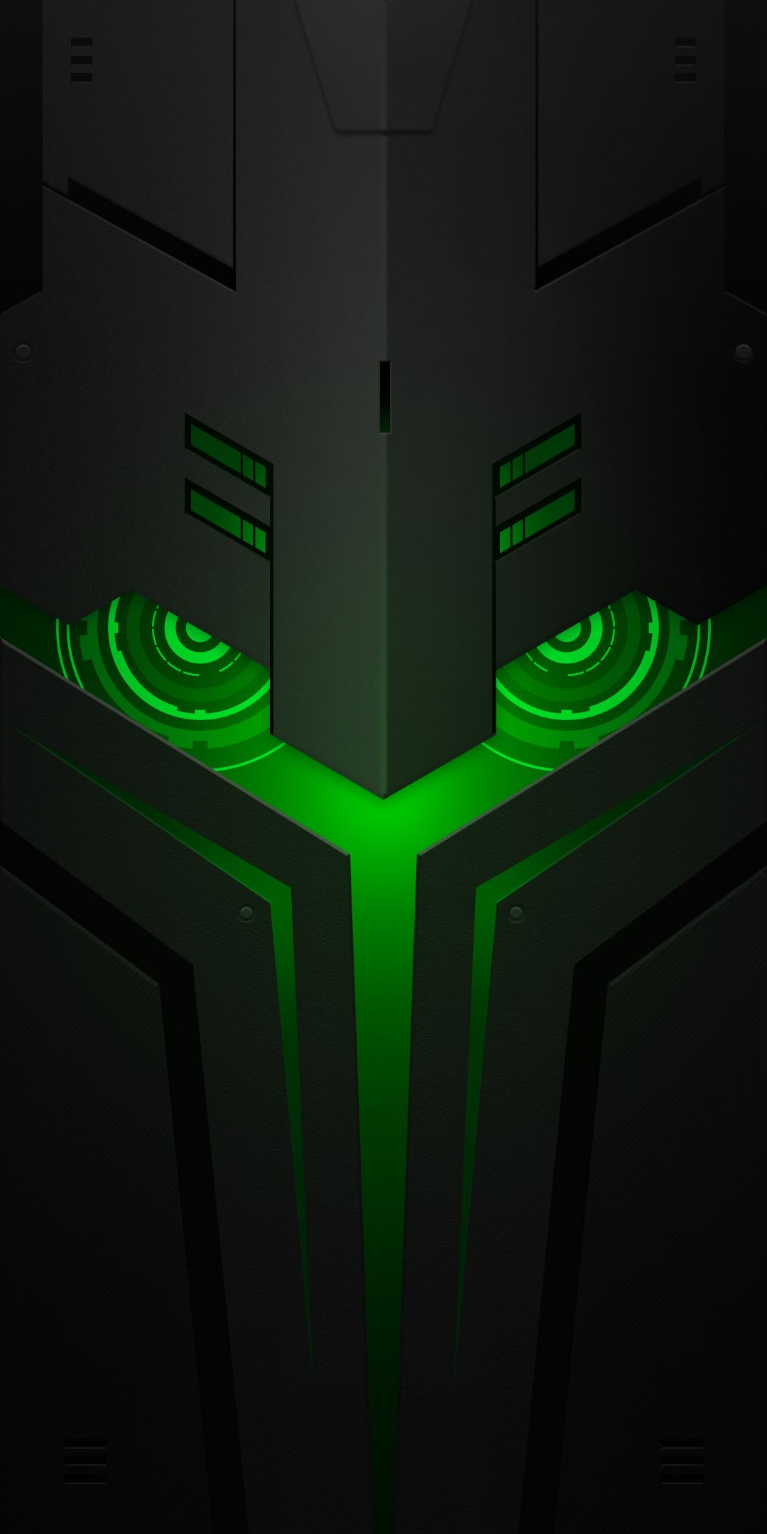 Robot verde e nero, 1080x2160 Verticale, Telefono