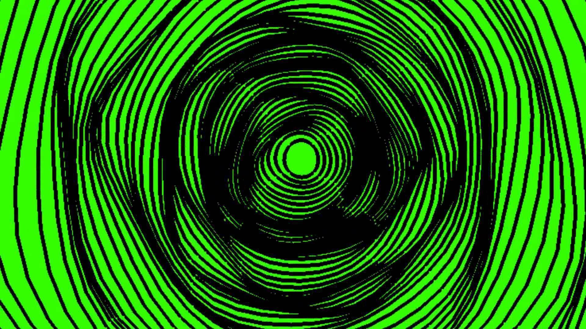 Spirale ipnotica verde e nera, 1920x1080 Full HD 1080p, Laptop
