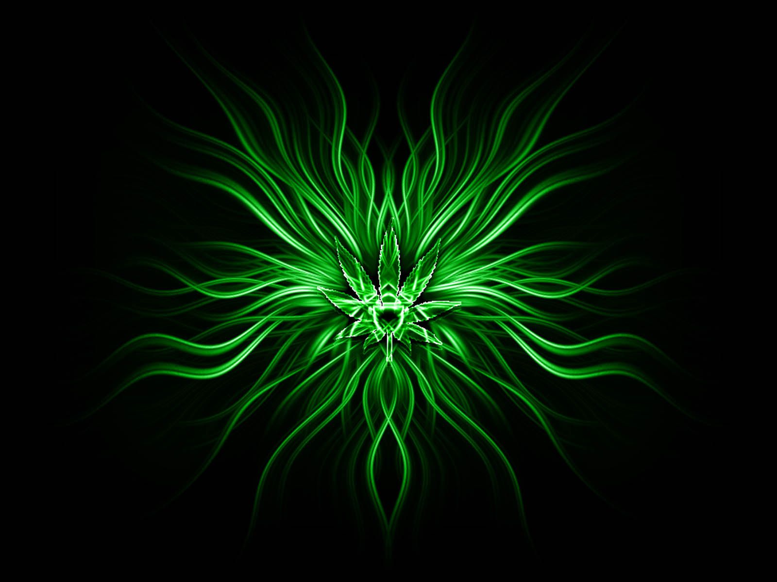 Frattale astratto verde luminoso, 1600x1200 HD Ready, Laptop