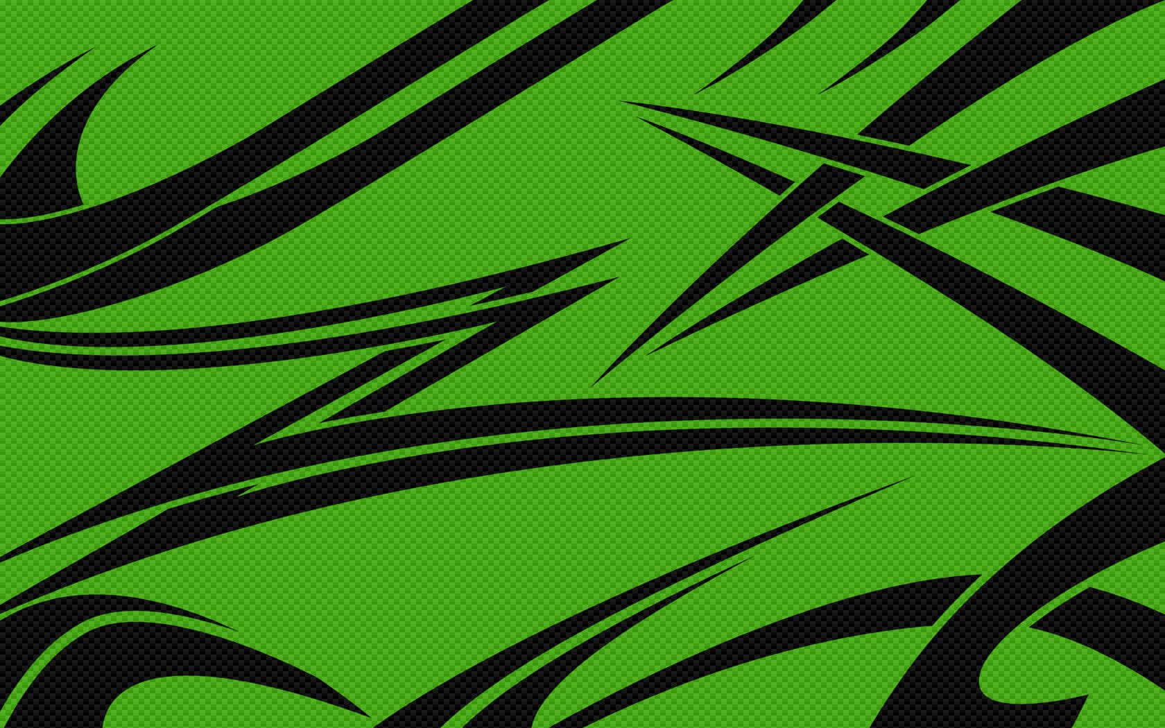 Motivo tribale nero verde, 1680x1050 HD Ready, Desktop
