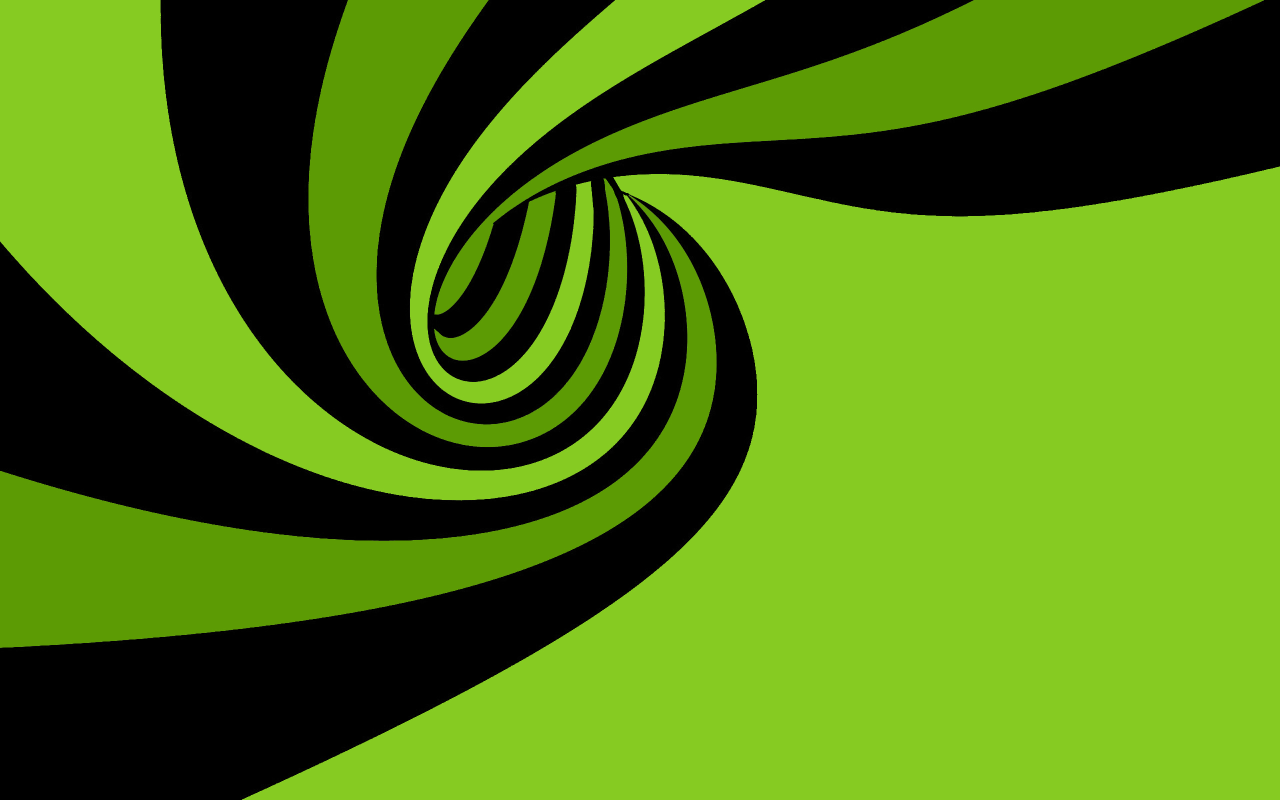 Spirale astratta verde e nera, 2560x1600 WQXGA, MacBook Pro