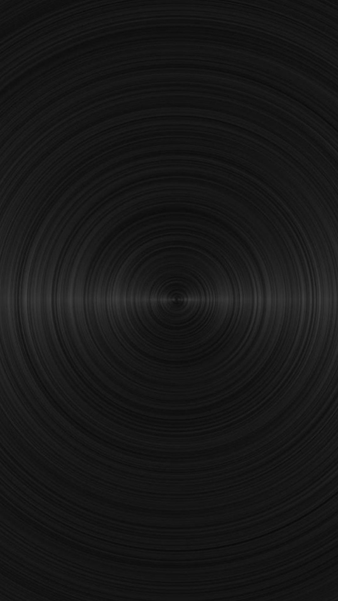 Cerchi concentrici nero metallico, 1080x1920 Full HD Verticale, iPhone