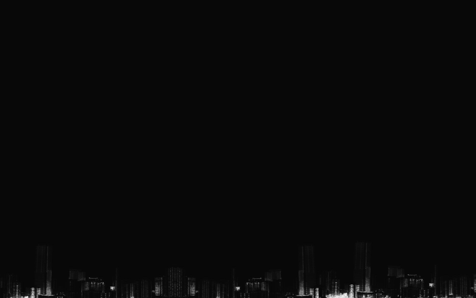 Skyline città buio nero, 1920x1200 Full HD+, Desktop