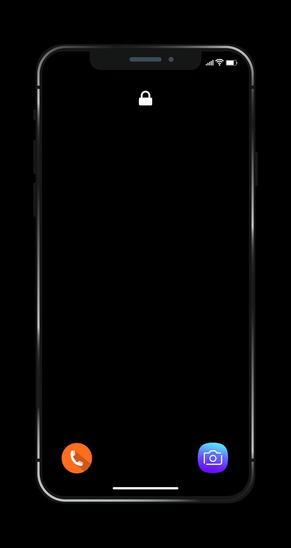 schermata blocco smartphone nero, 958x1800 Full HD Verticale, Smartphone