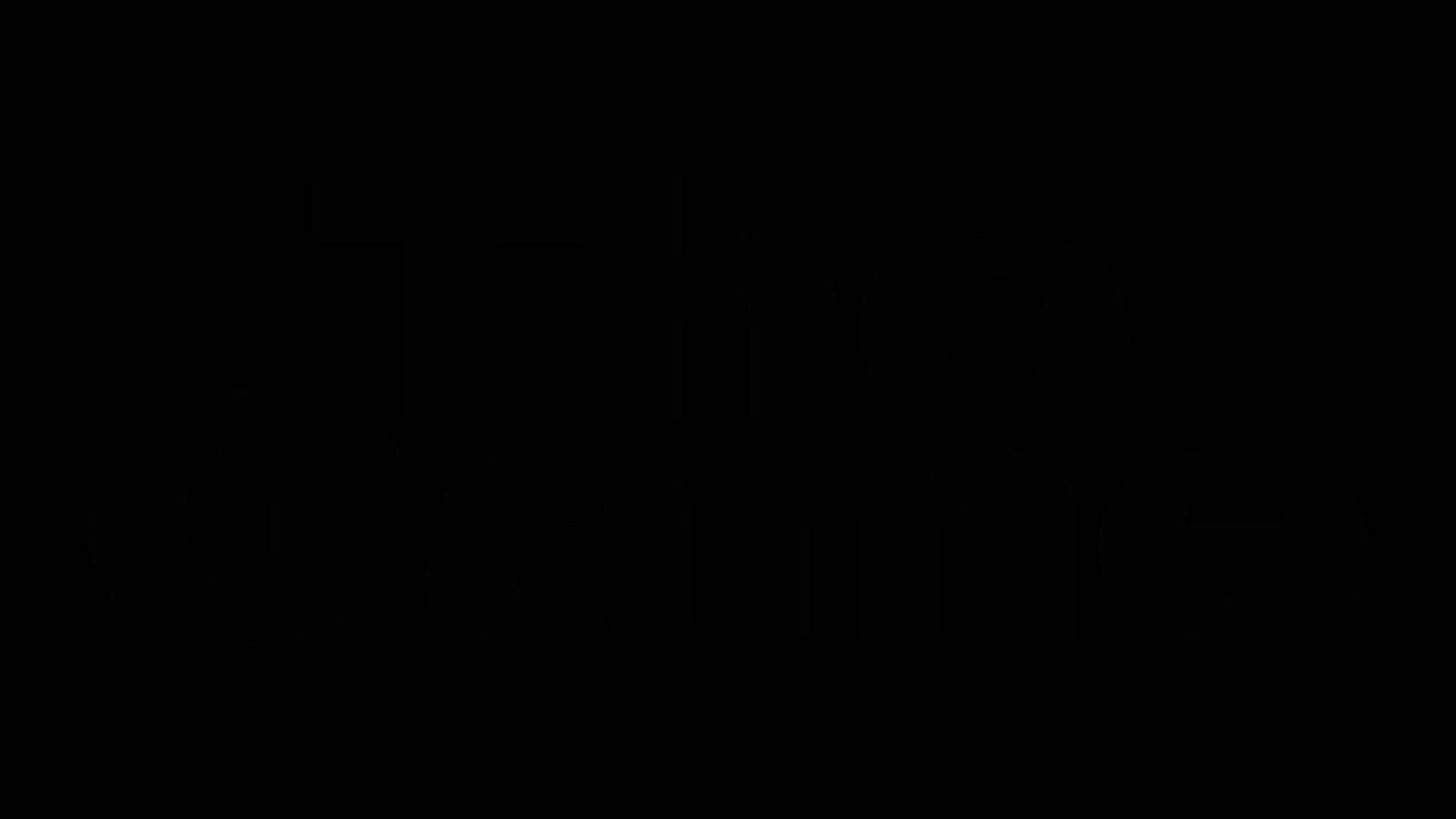 Logo The Game nero, 1920x1080 1080p, Desktop