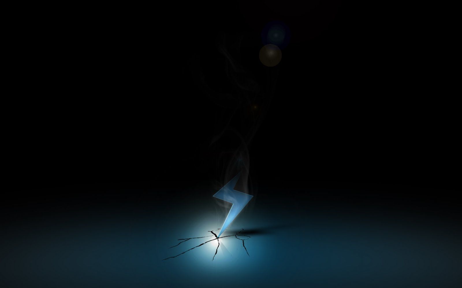 Fulmine luce blu buio, 1600x1000 HD, Laptop