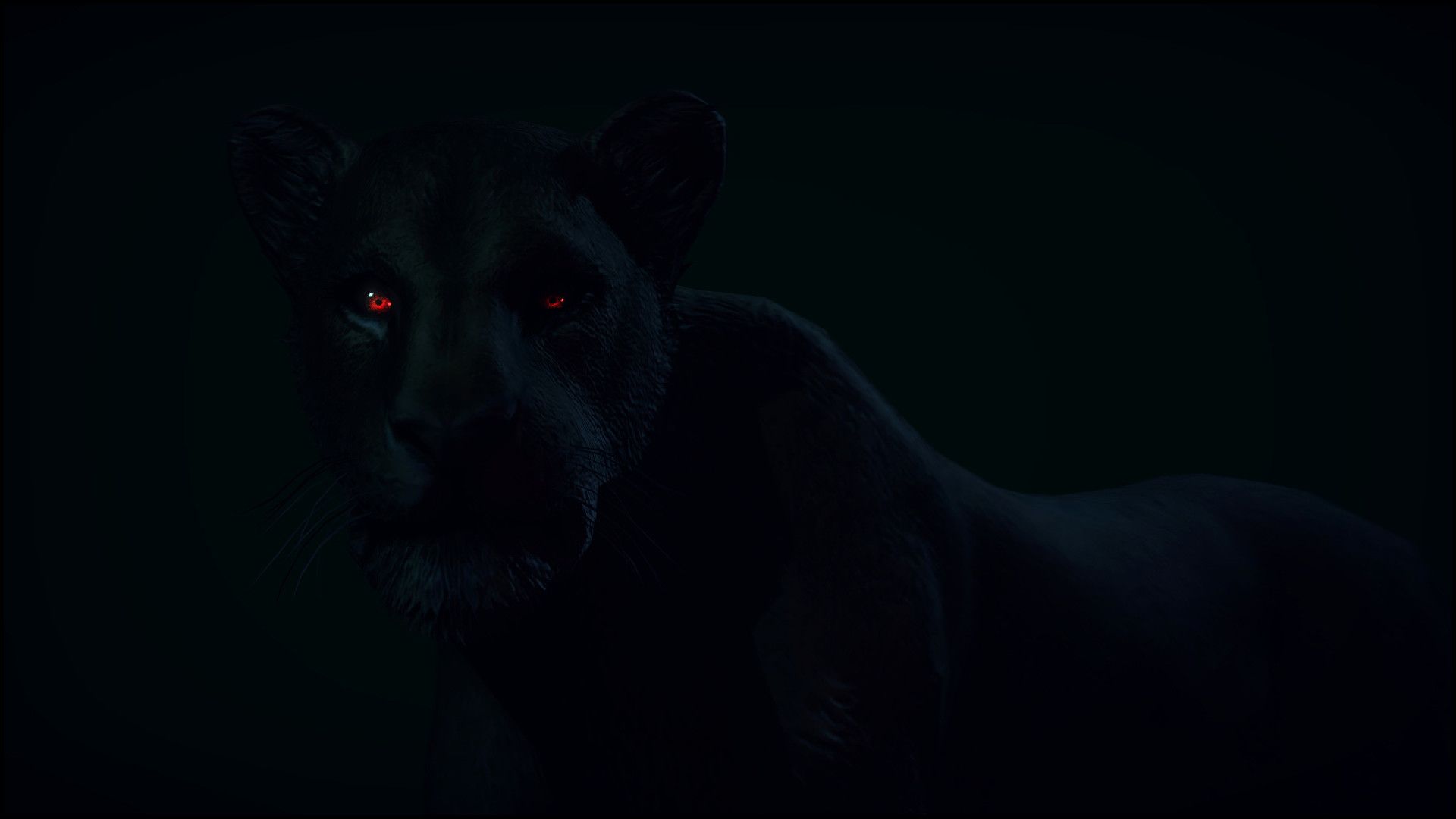 Pantera nera occhi rossi, 1920x1080 1080p, PC