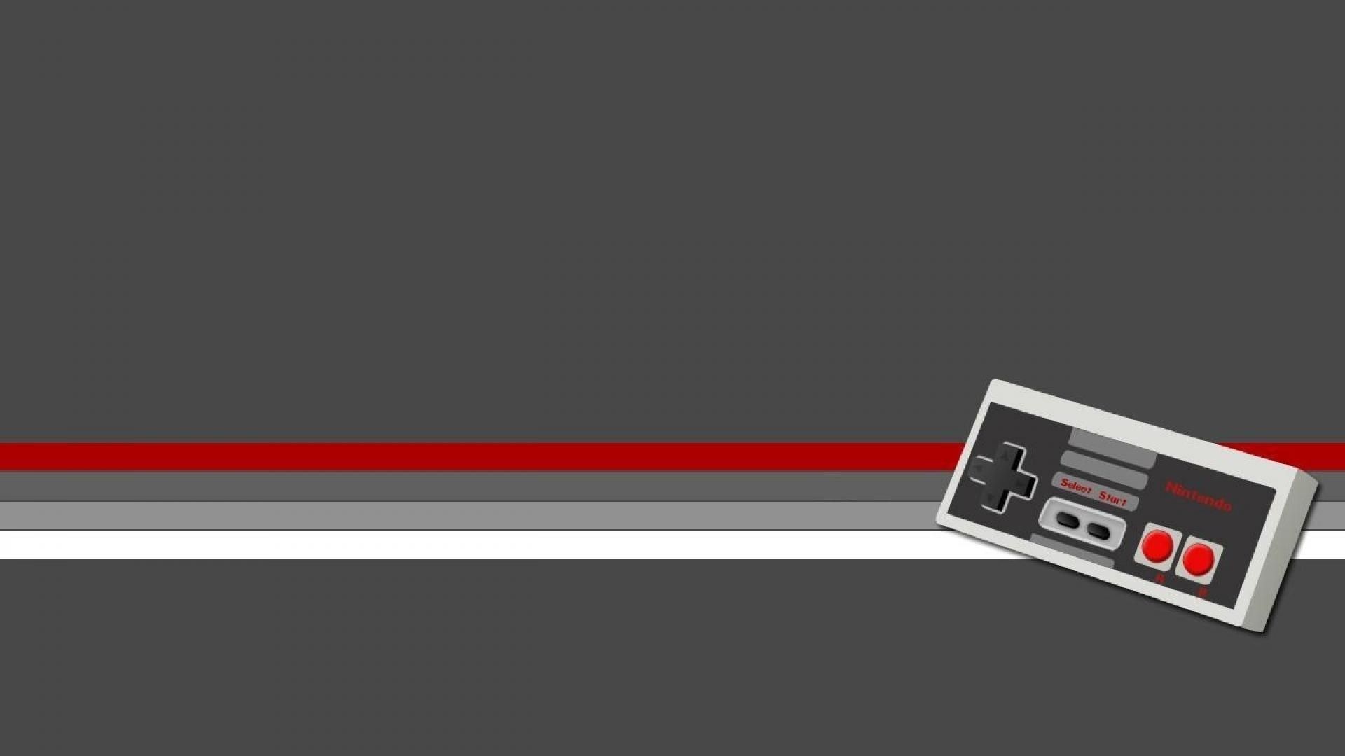 Controller NES grigio rosso, 1920x1080 Full HD, Desktop