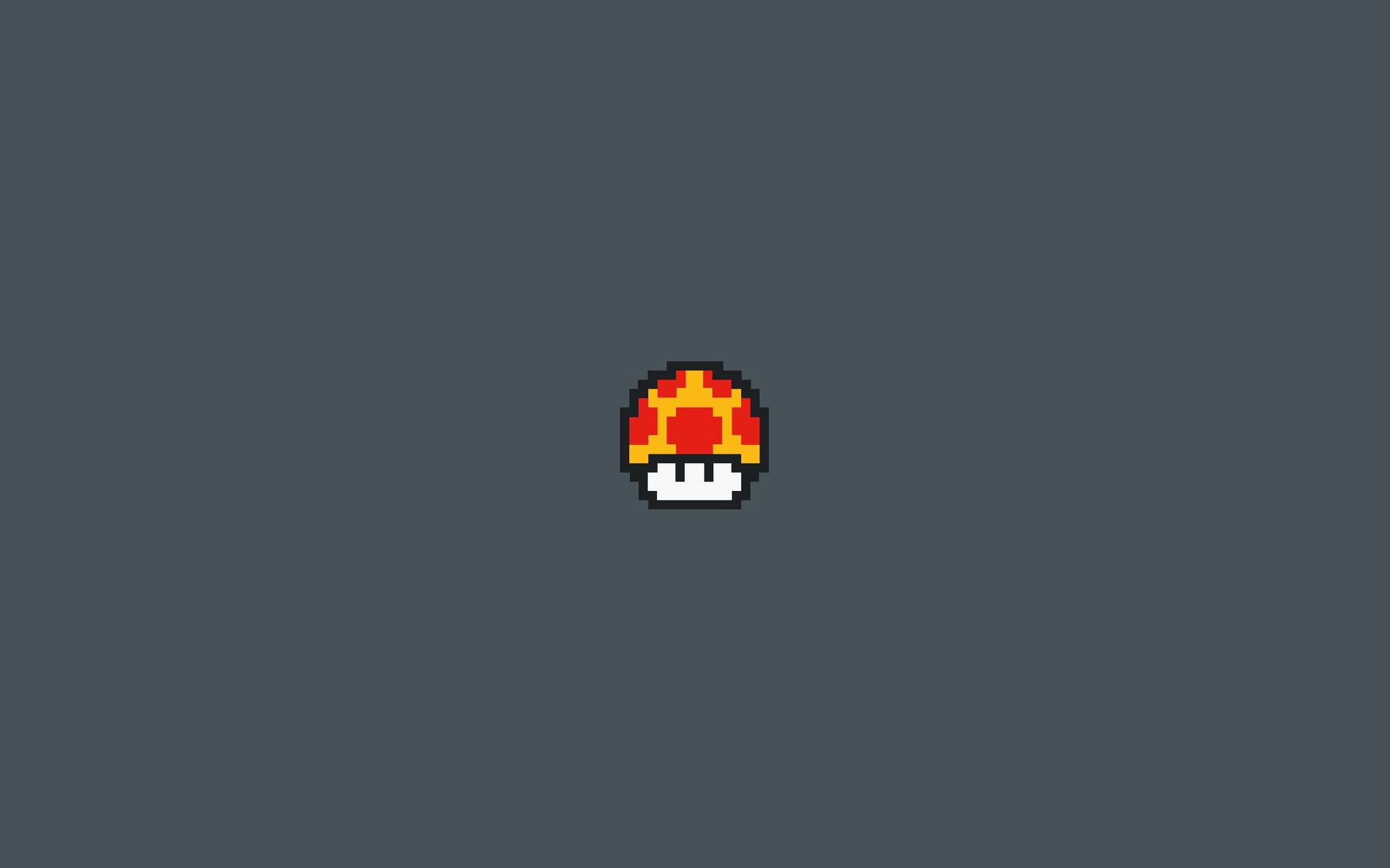 Fungo pixel art Mario, 2048x1280 alta risoluzione, PC