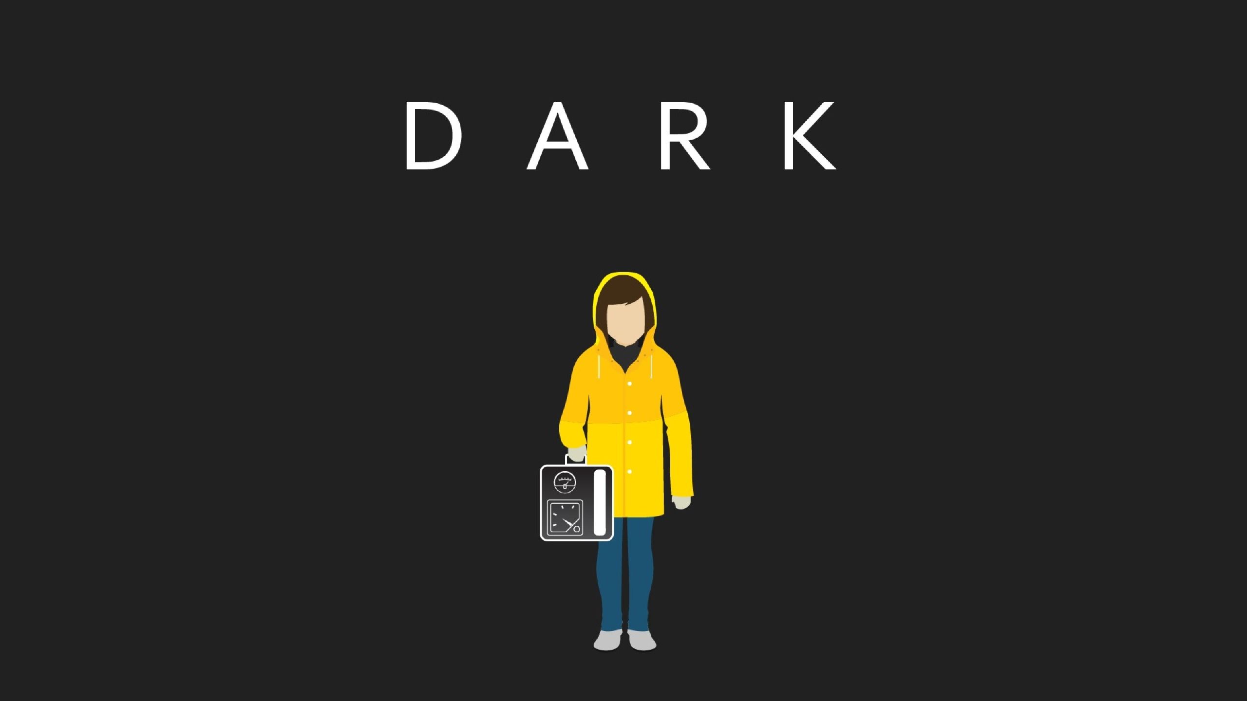 Poster minimal serie Dark, 2560x1440 2K, Desktop