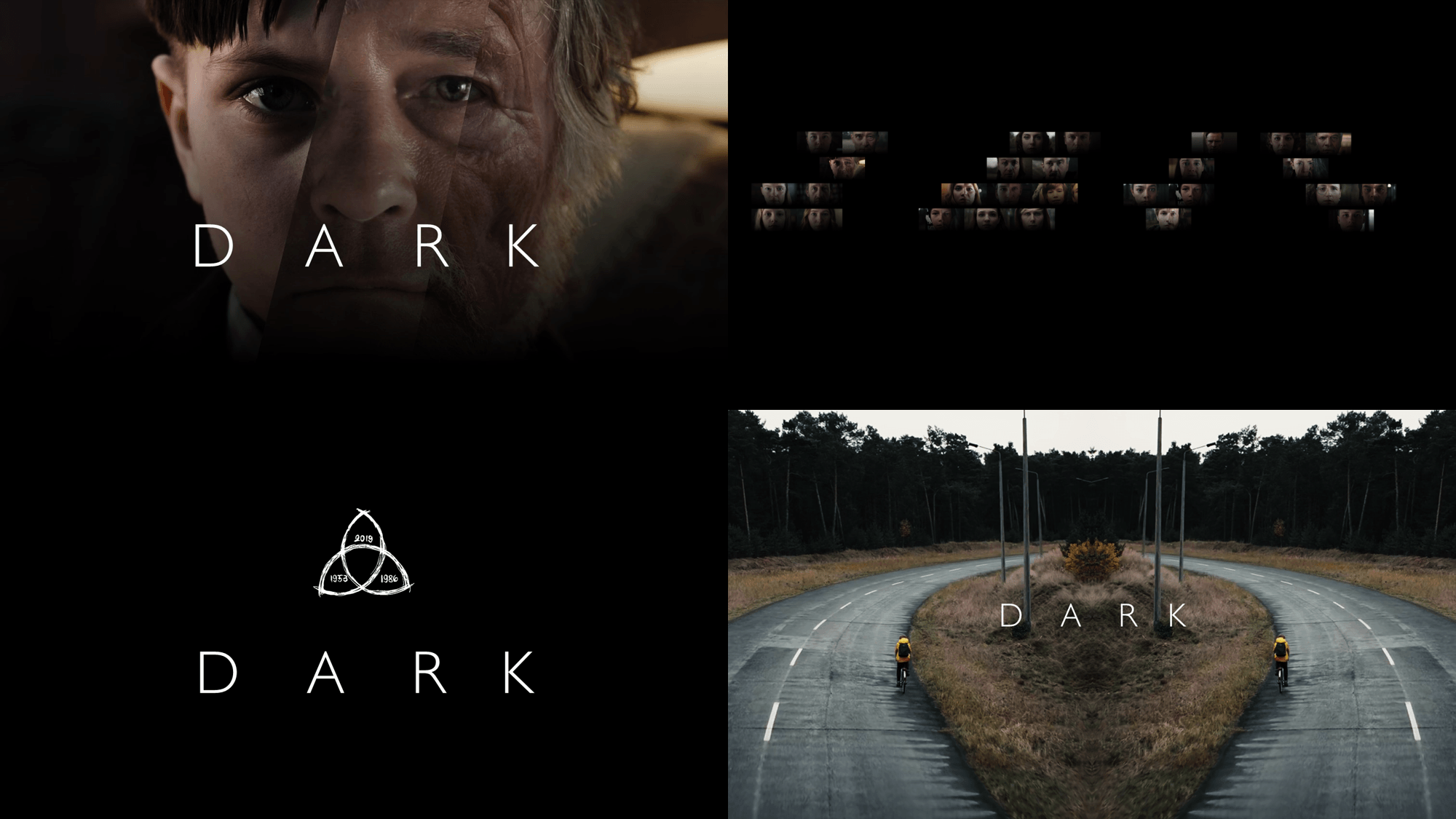 Dark serie logo triangolo, 2000x1125 2K, Desktop