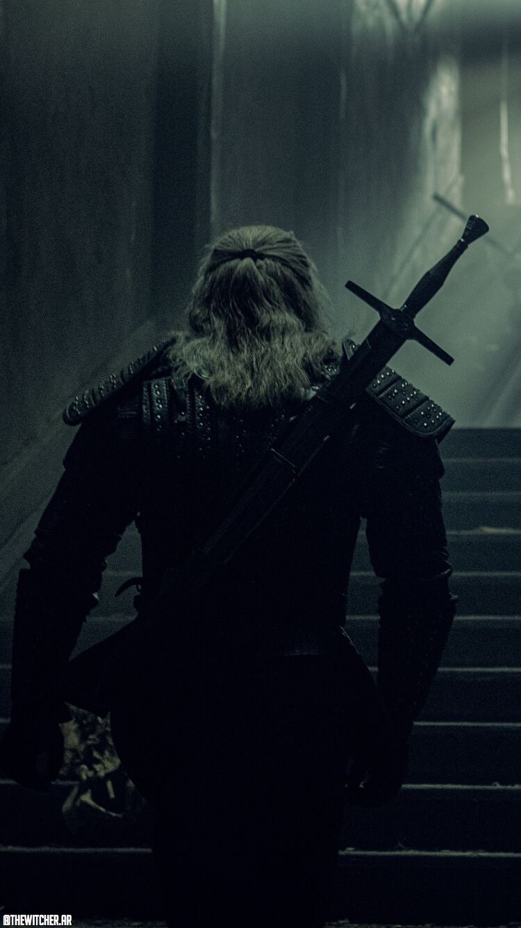 The Witcher Geralt spada schiena, Geralt di Rivia, 750x1334 Full HD Verticale, iPhone