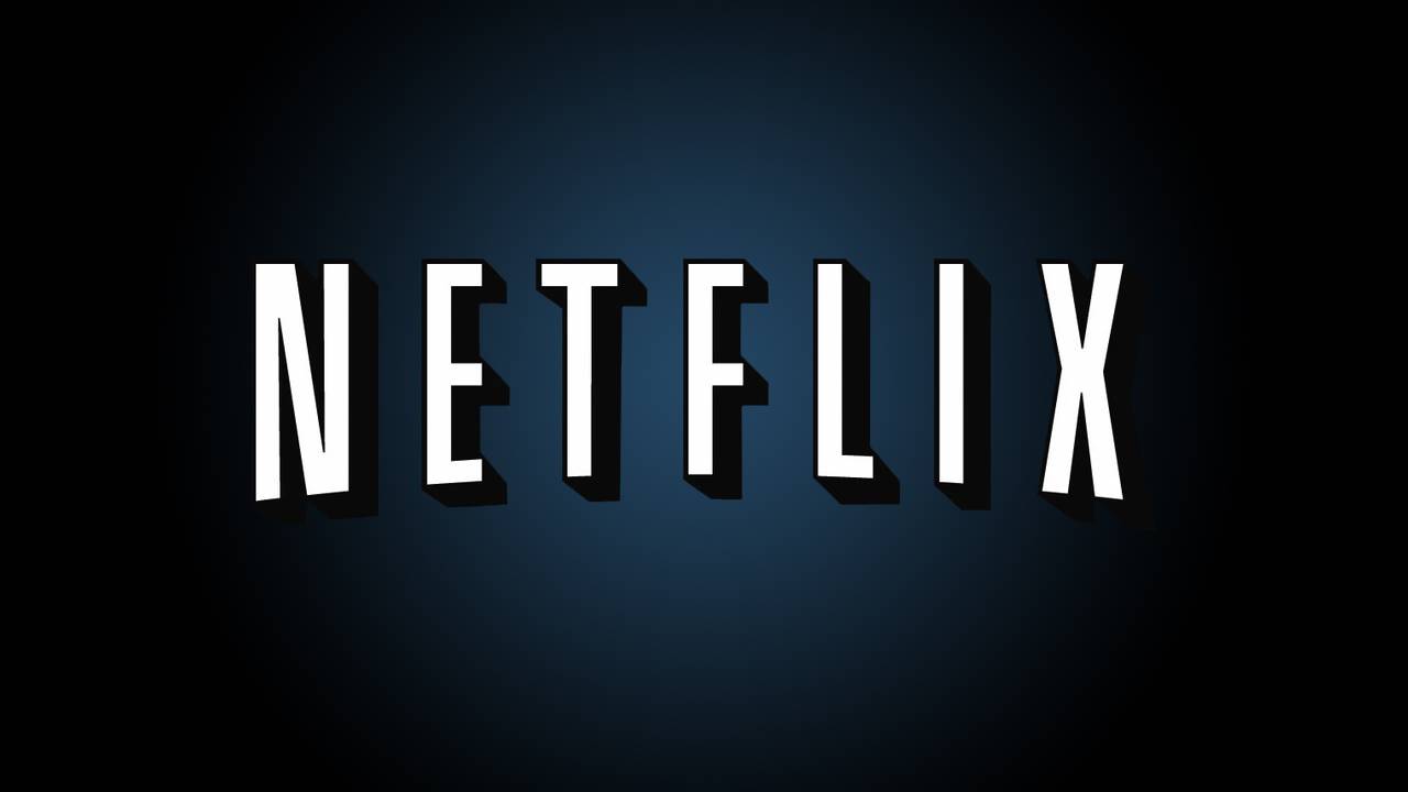 Logo Netflix bianco sfondo blu, 1280x720 HD, PC Desktop