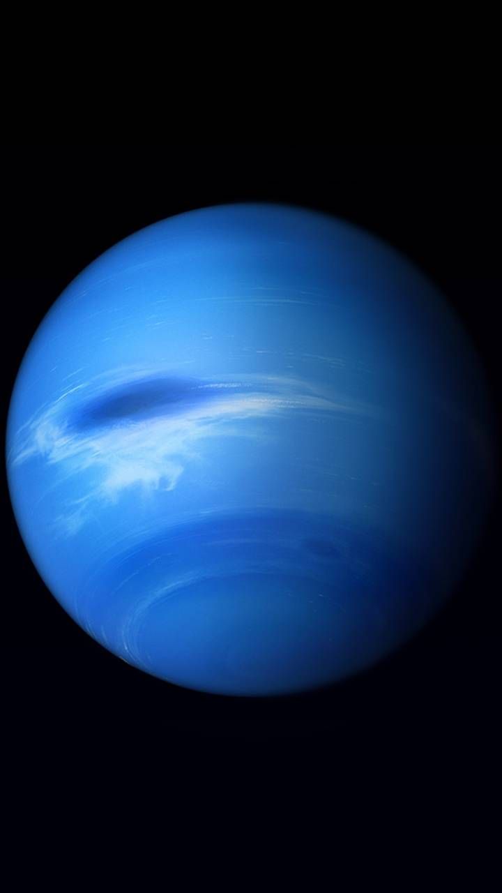 Pianeta Nettuno blu spazio, 720x1280 Verticale, iPhone Plus