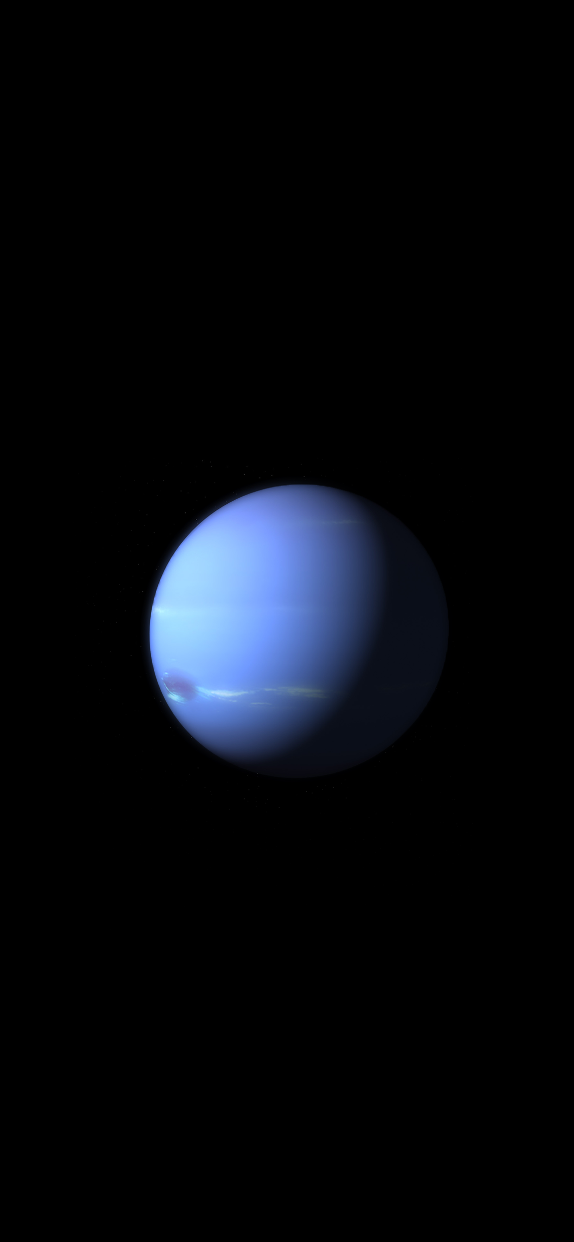 Pianeta Nettuno blu spazio, 1125x2436 Full HD Verticale, iPhone