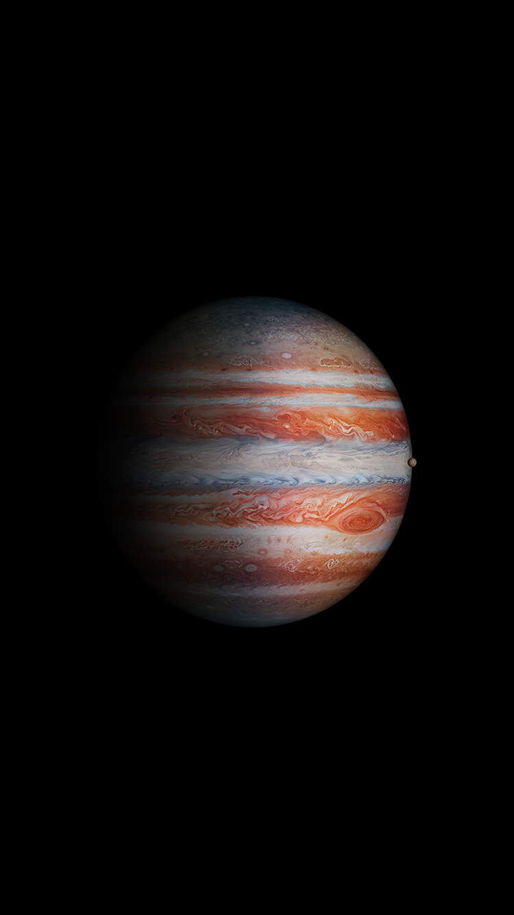 Pianeta gassoso a strisce arancioni, 750x1334 Full HD Verticale, iPhone