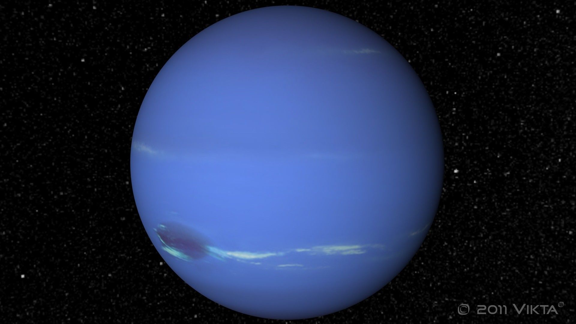 Nettuno pianeta blu spazio, 1920x1080 1080p, PC