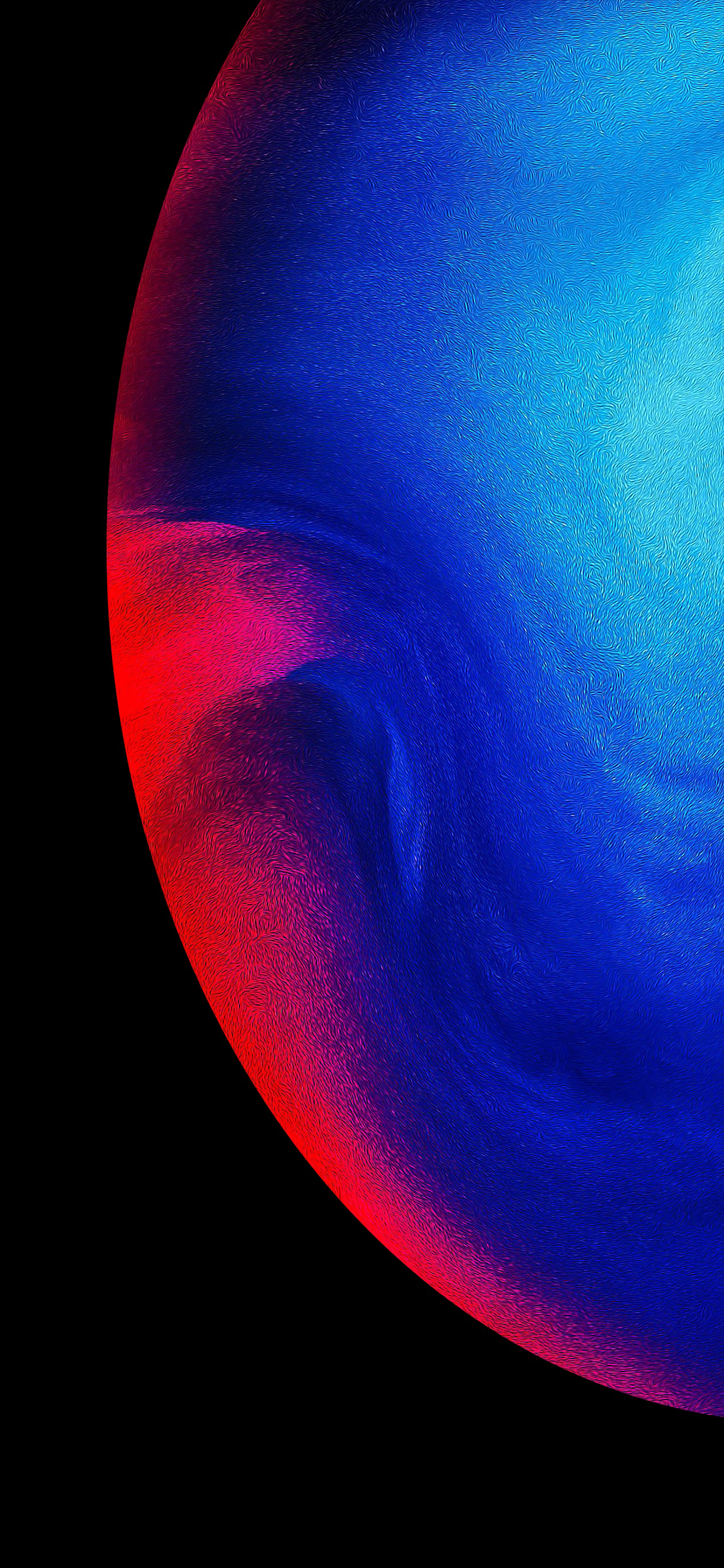 Pianeta Nettuno blu rosso, 1242x2688 Full HD Verticale, iPhone Plus